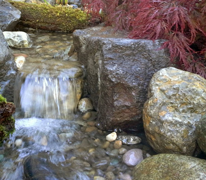 Waterfall feature