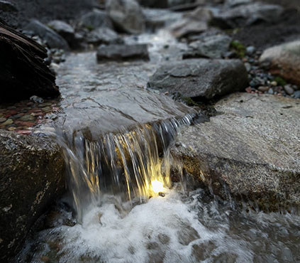 Lighted Water Feature